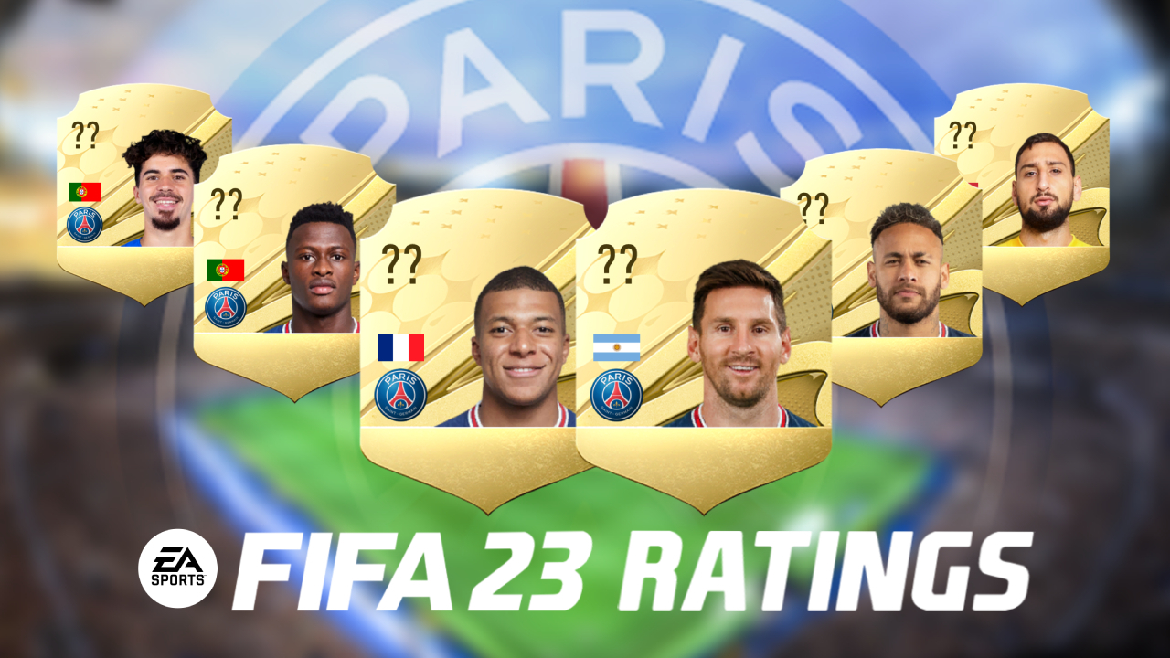 PSG FIFA 23 Ratings Header