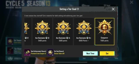 PUBG Mobile Rank System All Ranks Tiers