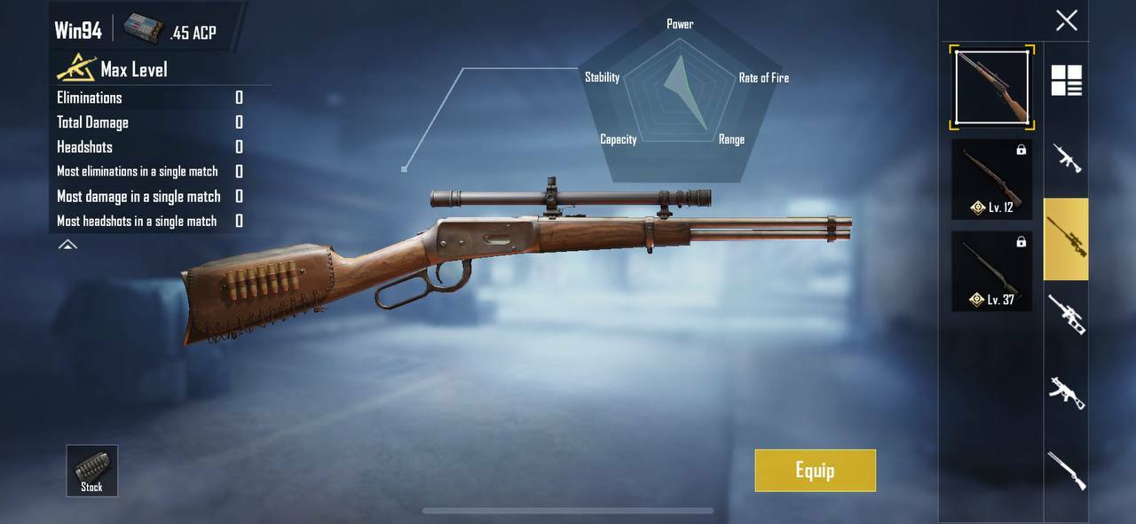 PUBG Mobile Snipers Tier B