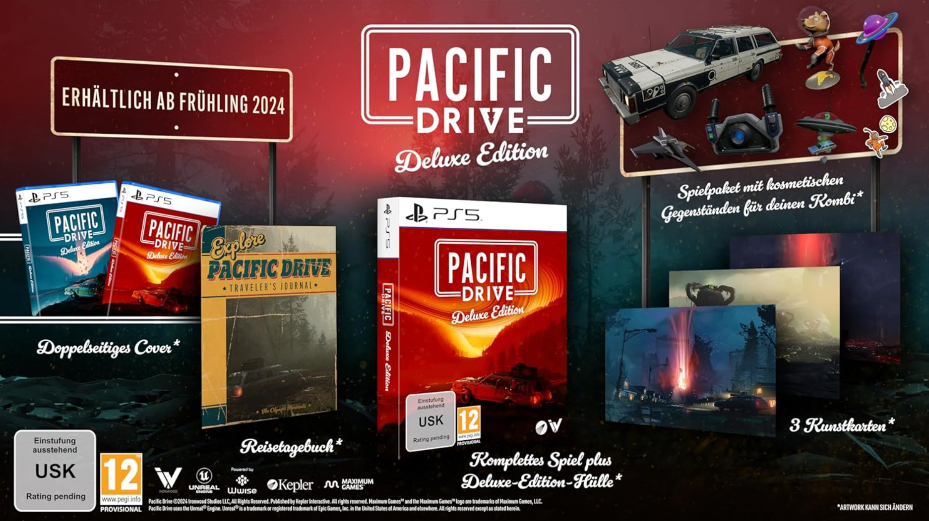 Pacific Drive: Inhalte der physischen Deluxe-Verison!