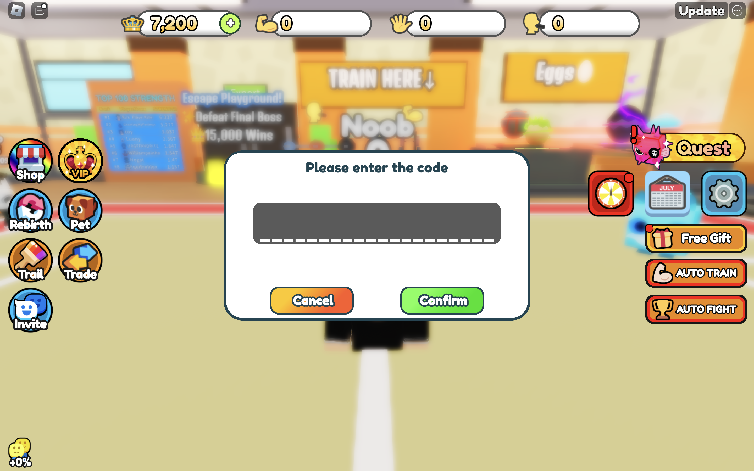 Palm Slap Friends Simulator how to redeem codes