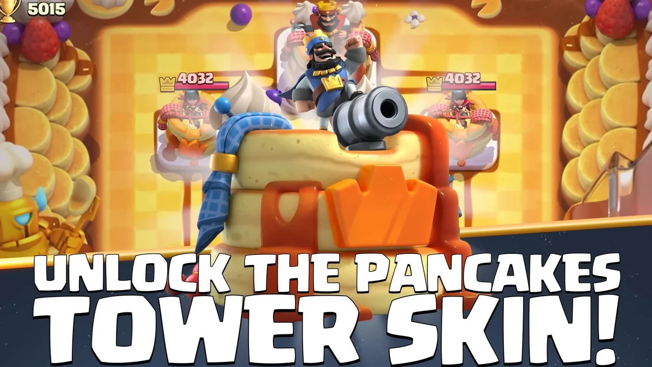 Pancake Tower Skins New Season Clash Royale