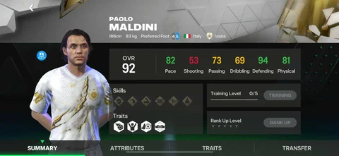 Paolo Maldini fc mobile