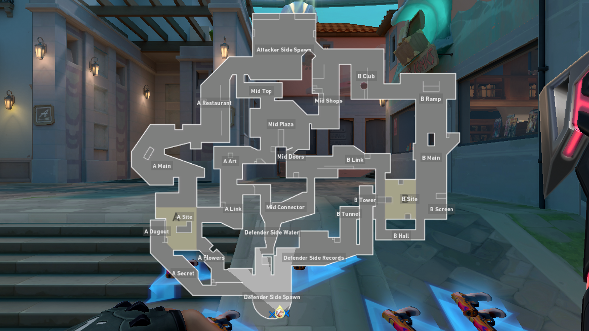 Pearl Map Main Callouts