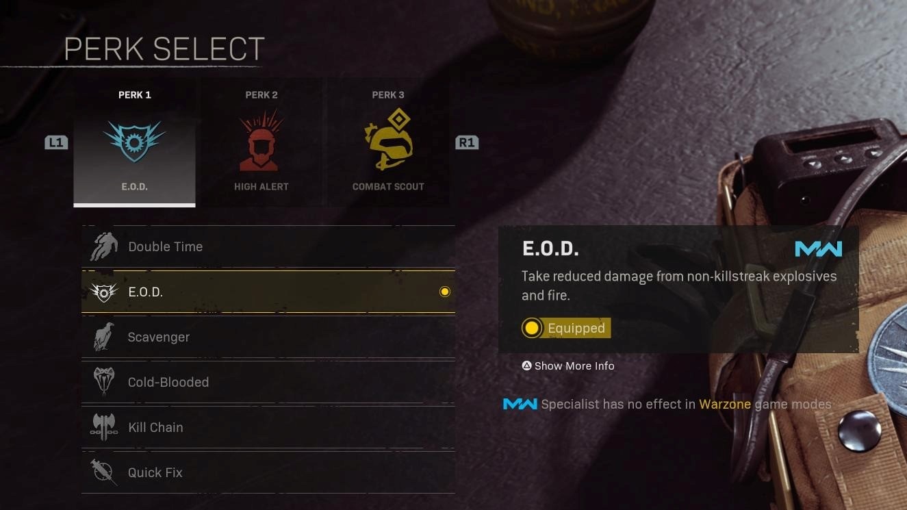 Perk Slot 1