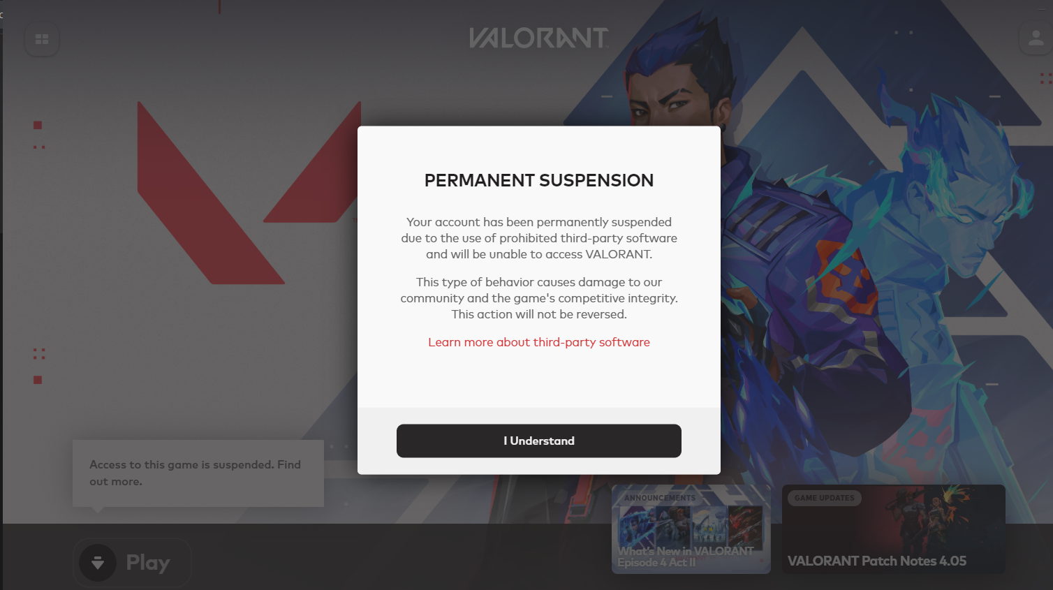 Permanent Suspension Screen