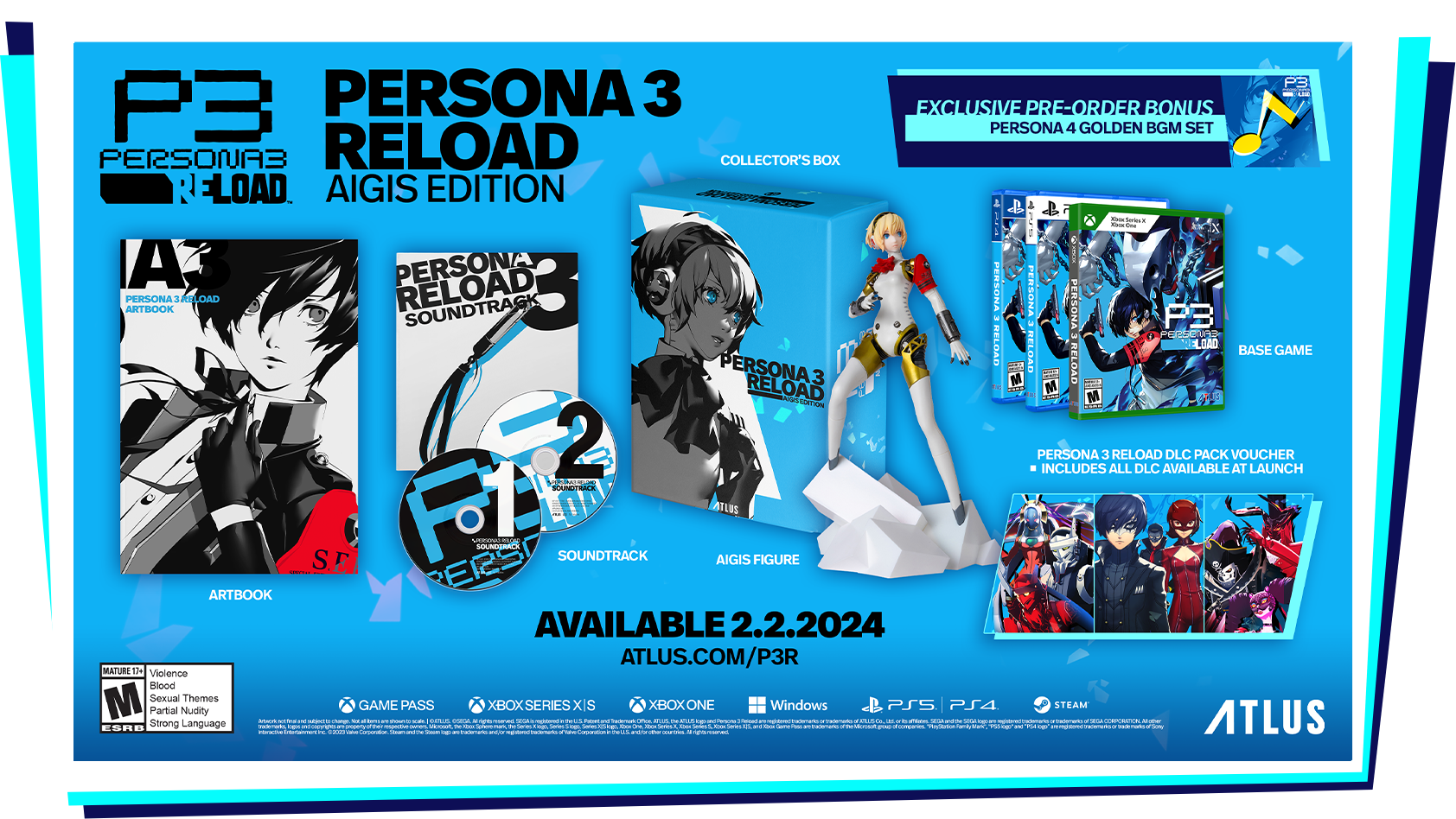 Persona 3 Reload Collector's Aigis Edition