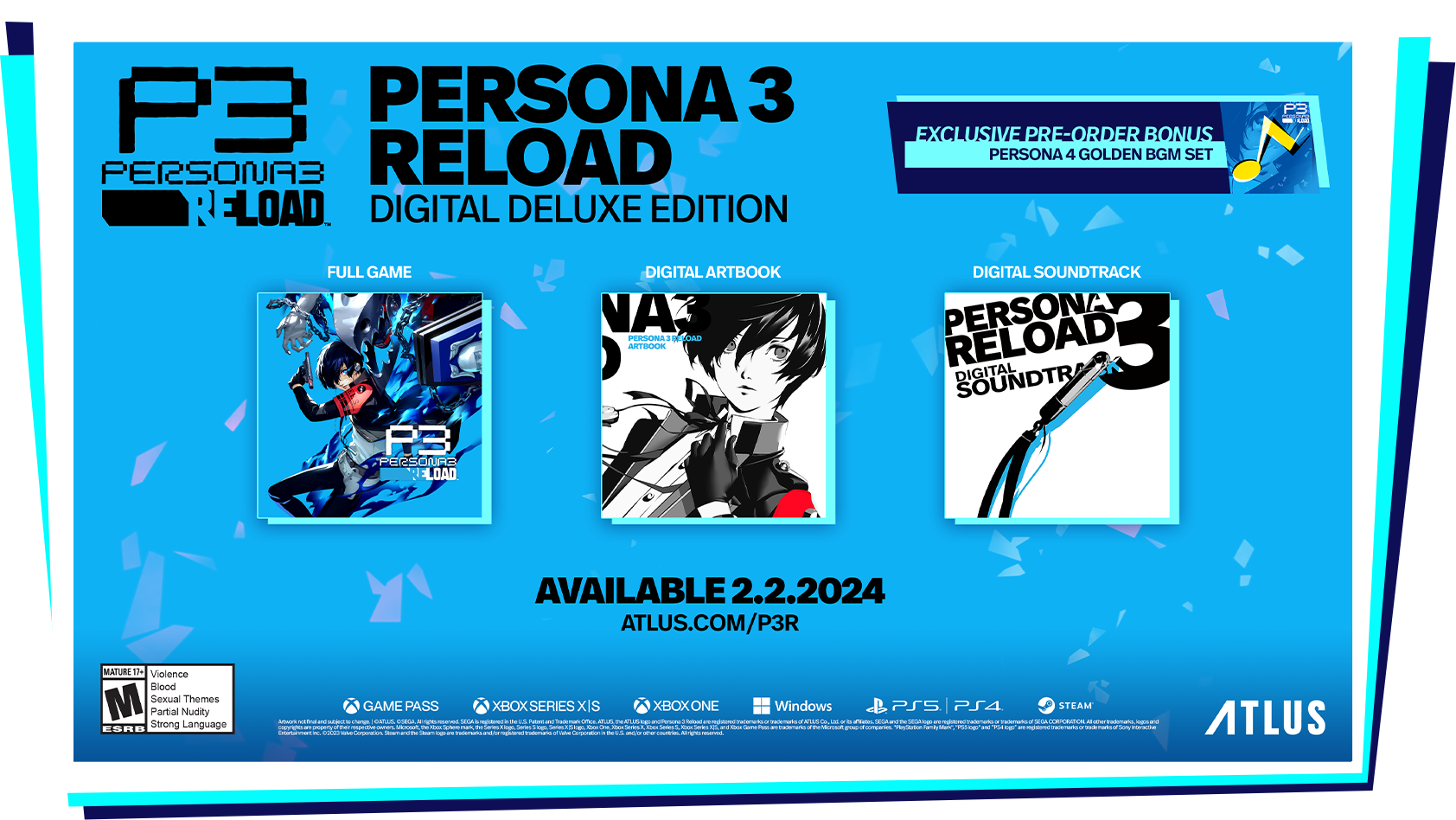 Persona 3 reload digital deluxe edition