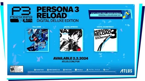 Persona 3 reload digital deluxe edition