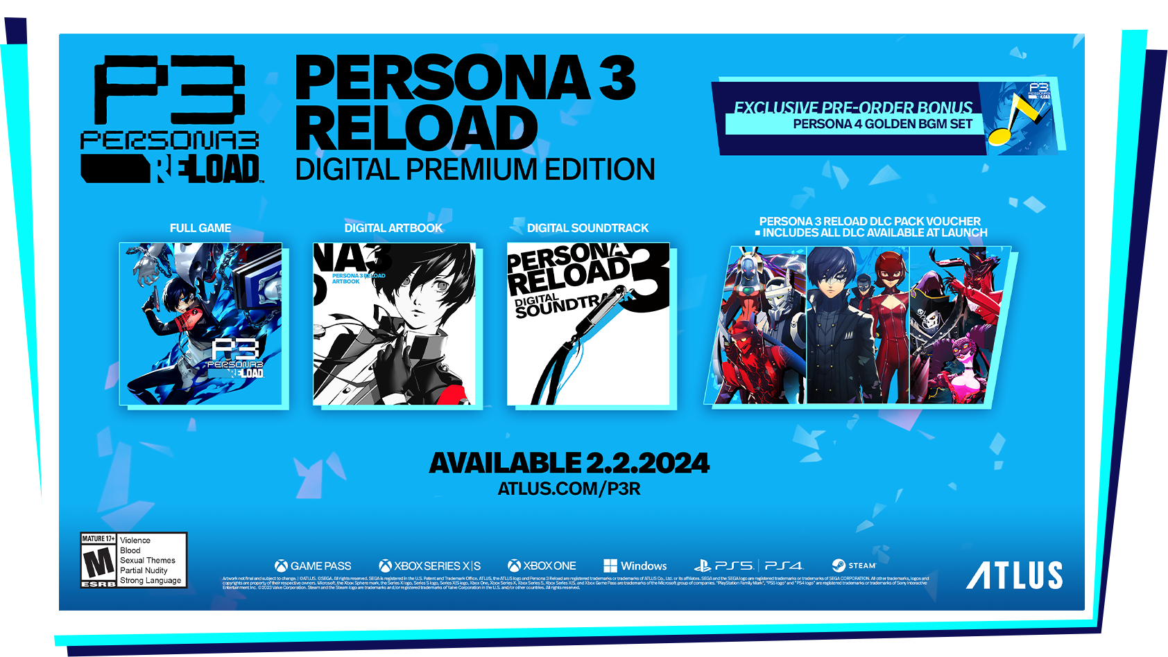 Persona 3 reload digital premium edition