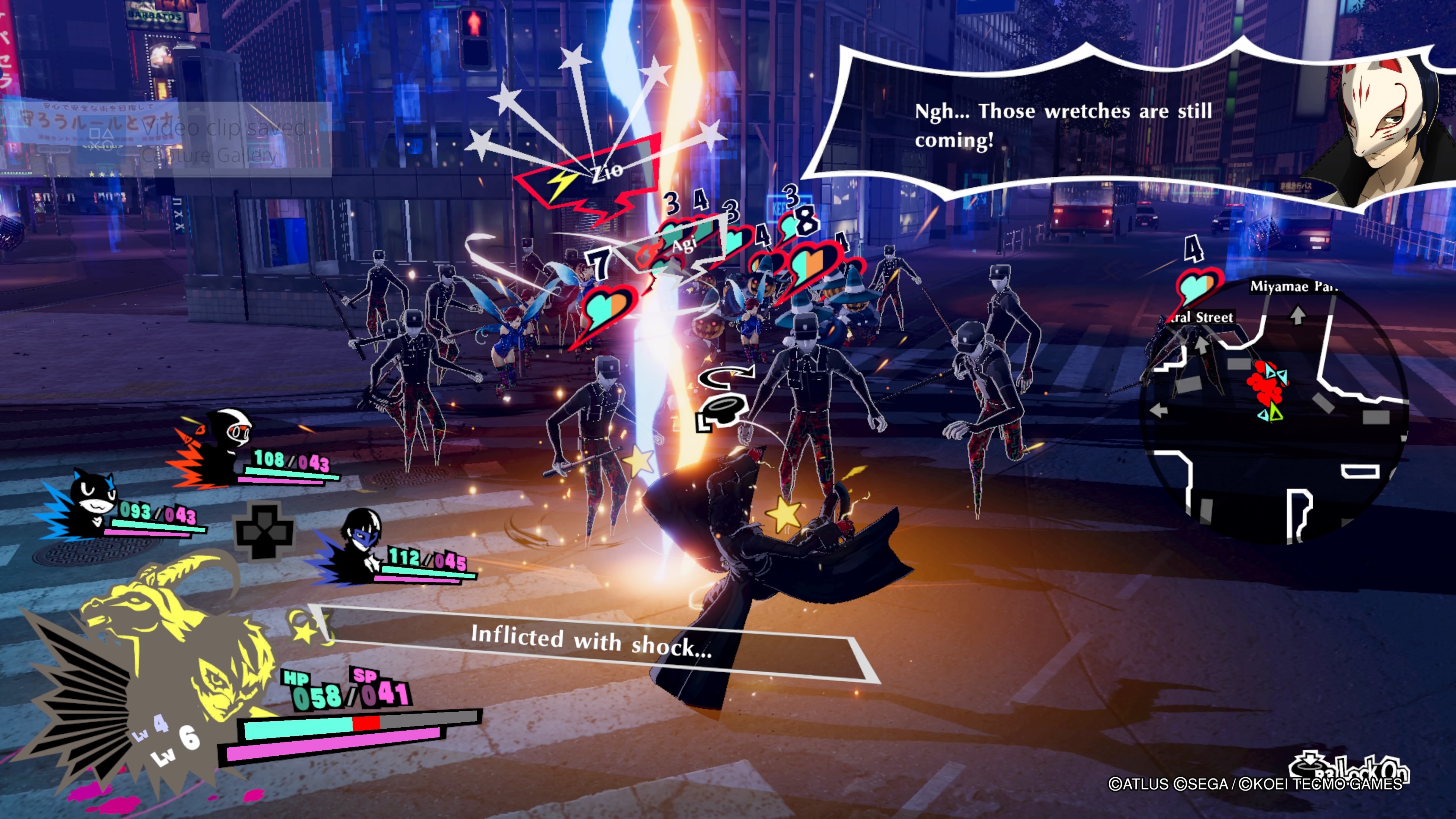 Persona 5 Strikers combat 1