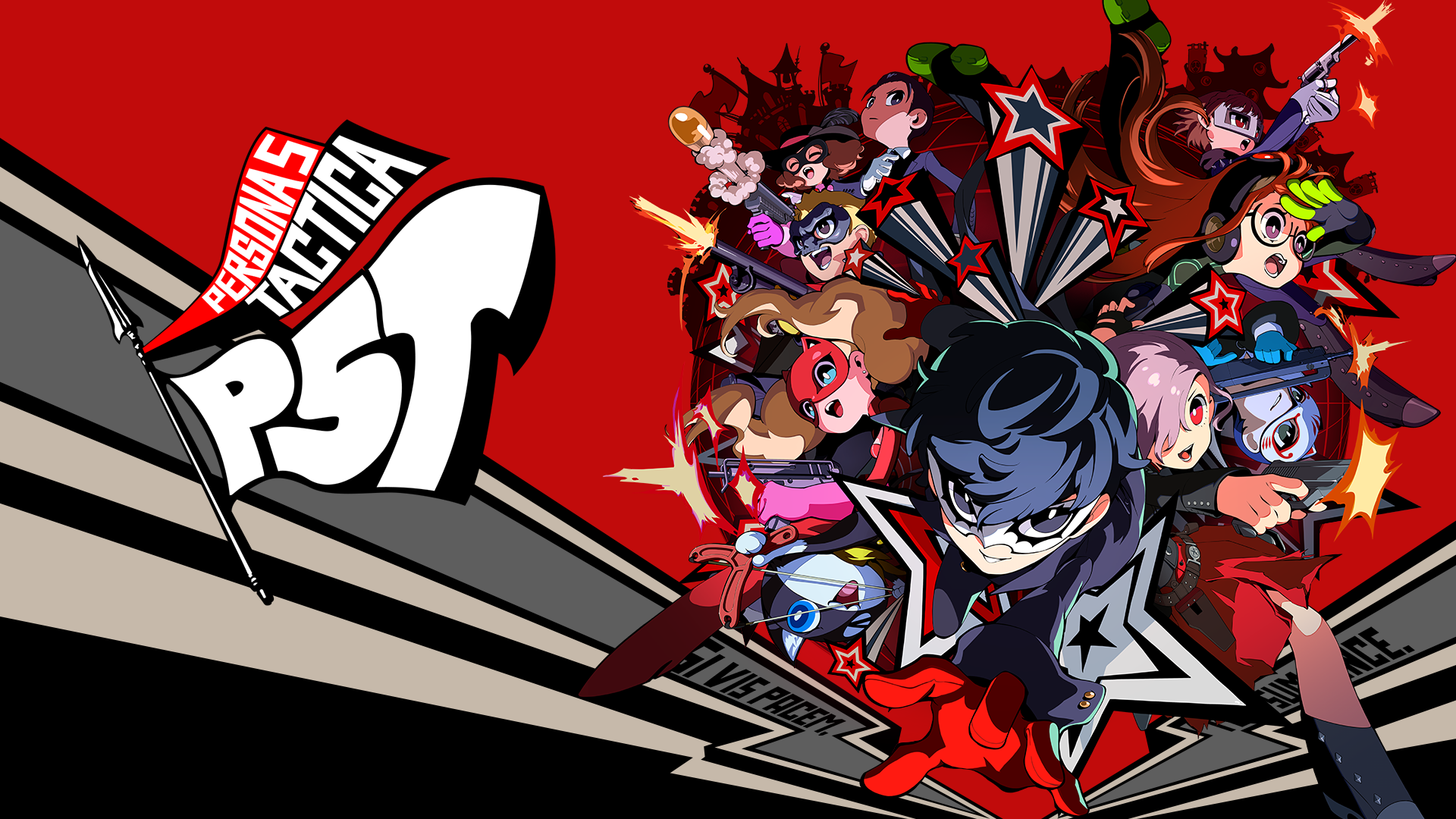 Persona 5 Tactica Key Art Horizontal