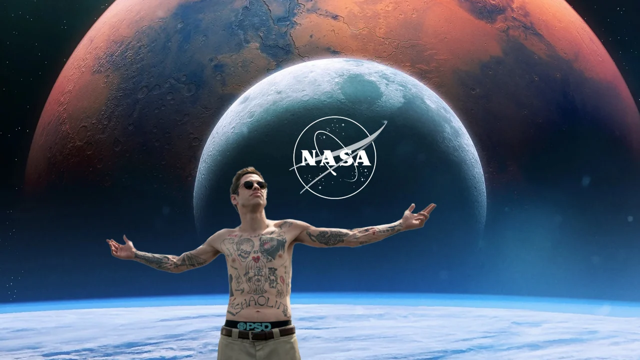 Pete Davidson space Jeff Bezos