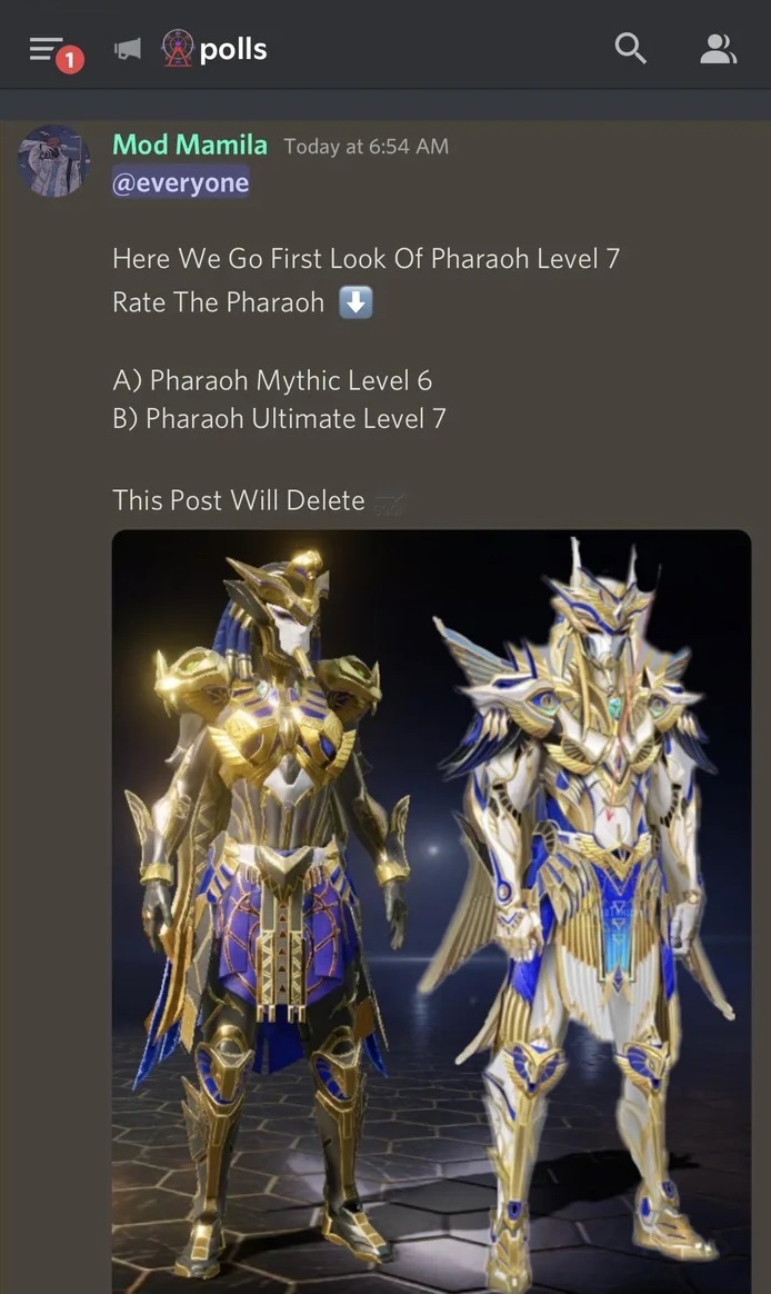 Pharoah Leak PUBG