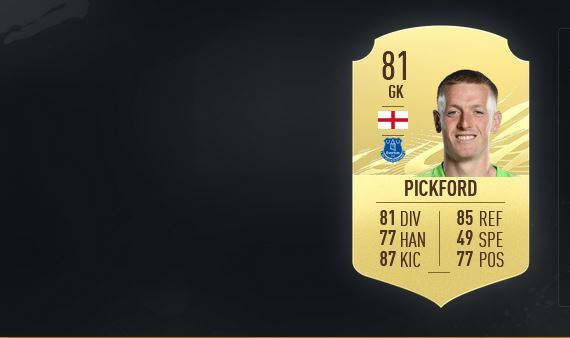 Pickford England EM Kader