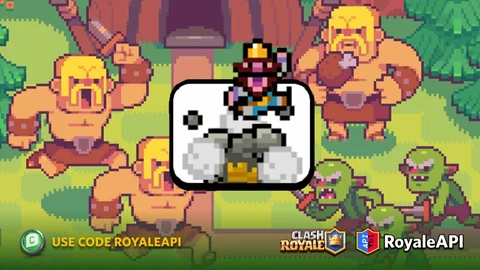 Pixel Tower Emote Clash Royale