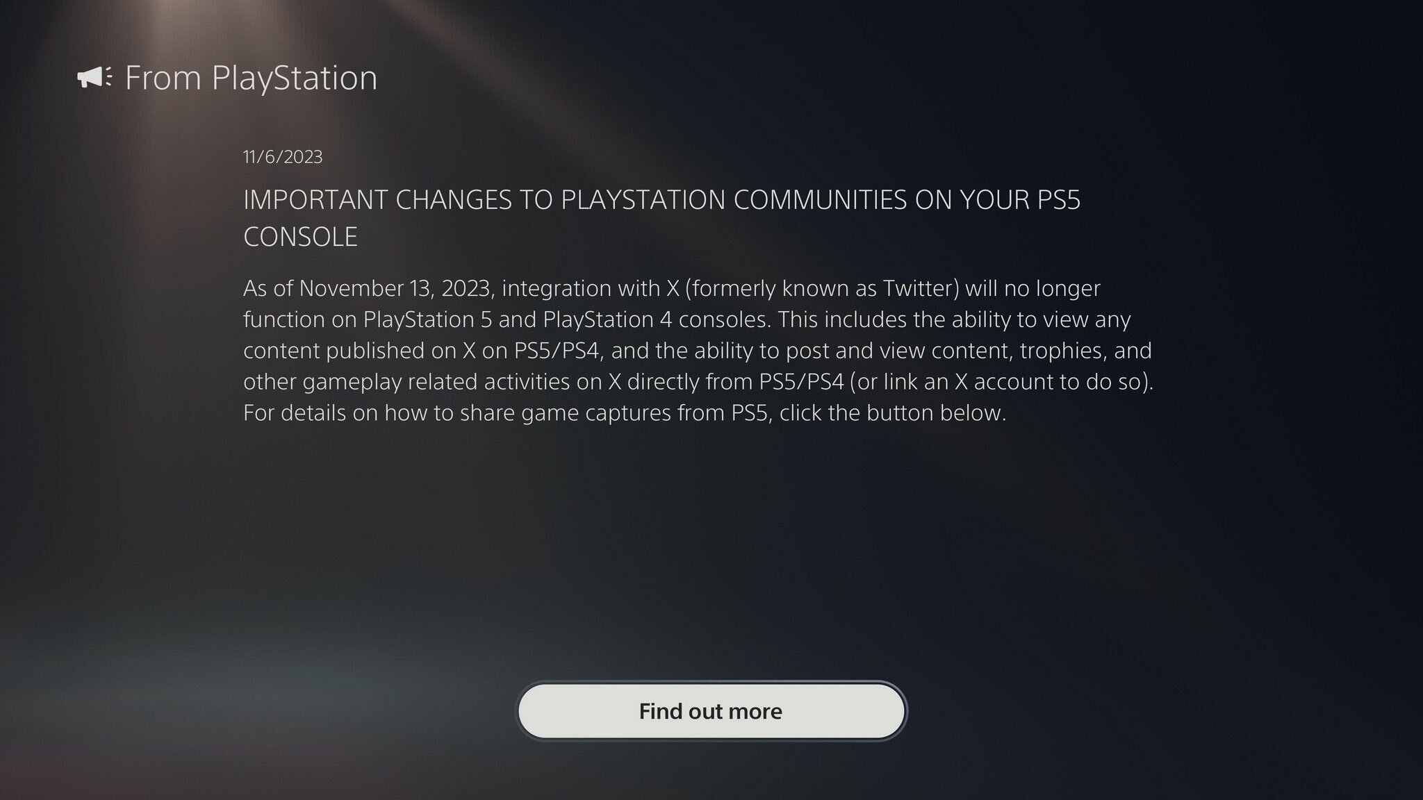 PlayStation finaliza el soporte para Twitter