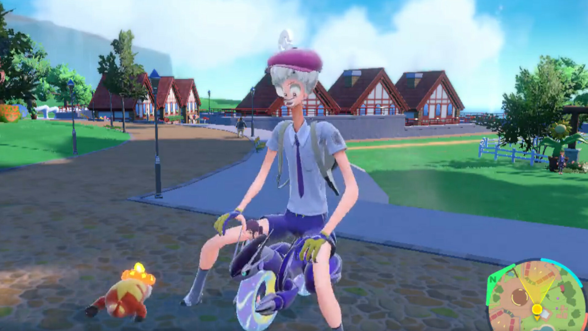 glitched trainer in Pokemon Scarlet and Violet