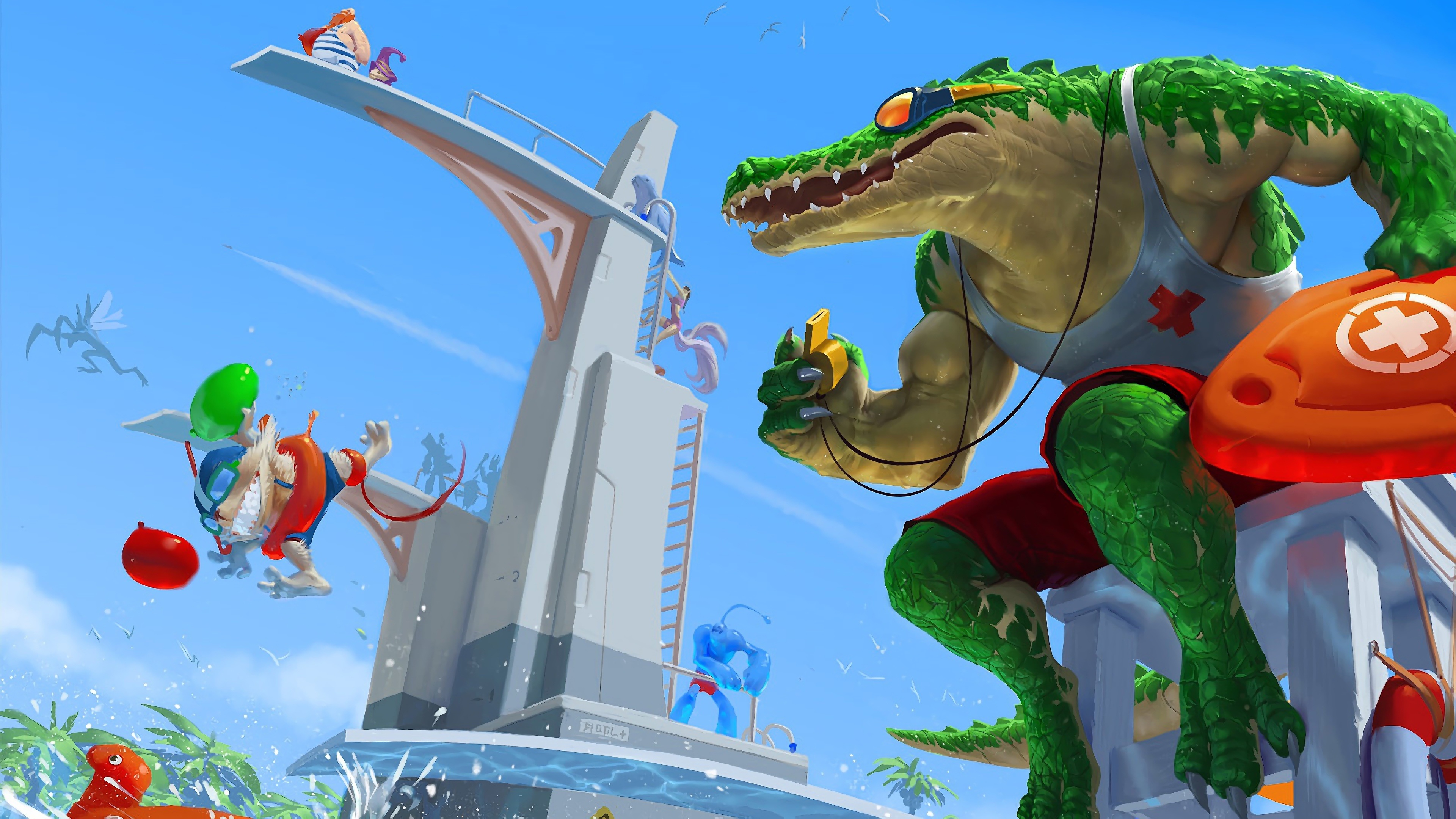 Pool Party Renekton splash