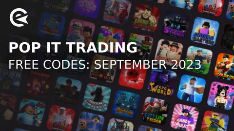 Pop It Trading codes september 2023