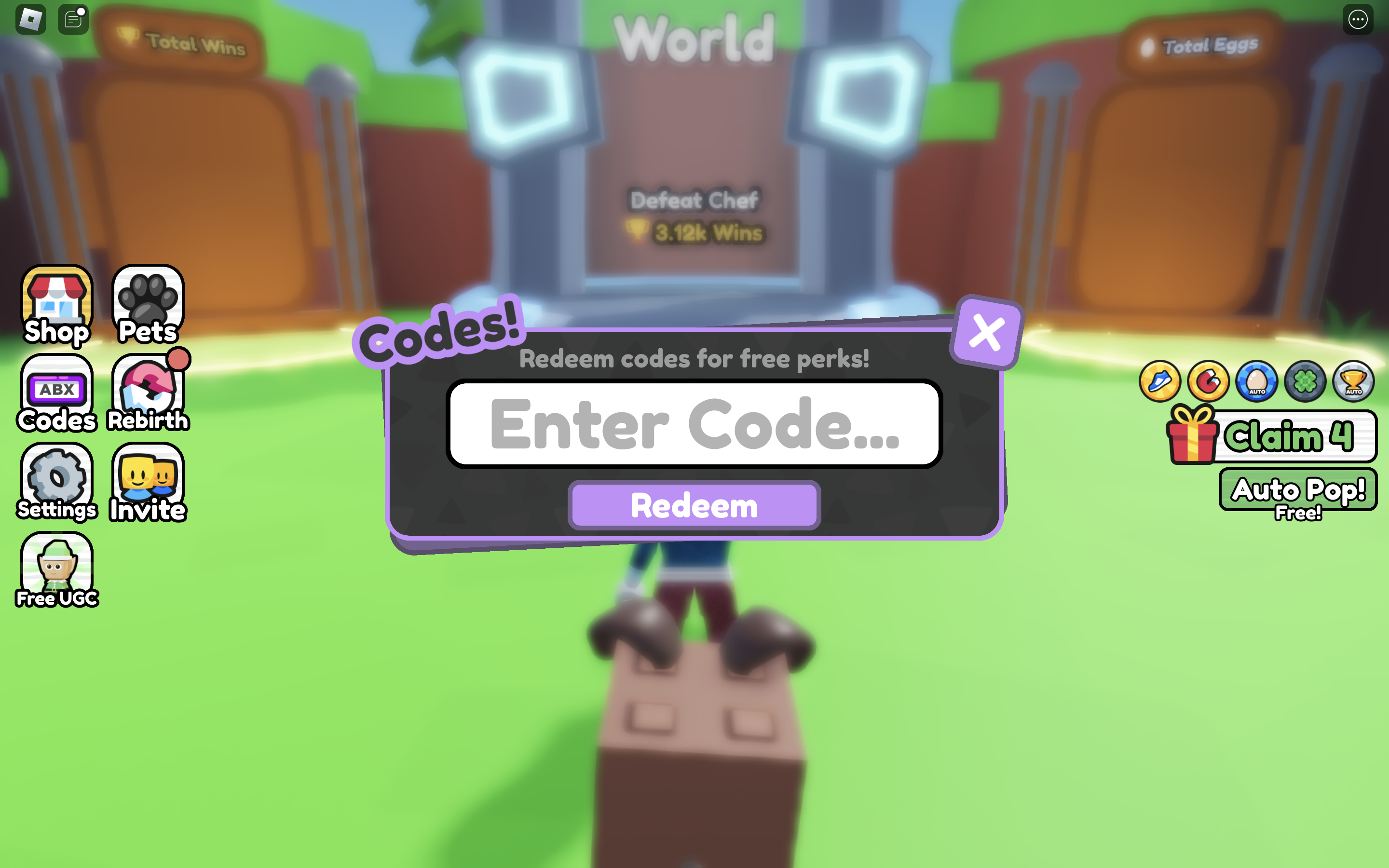 Popcorn Simulator how to redeem codes