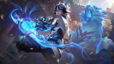 Porcelain Protector Ezreal skin