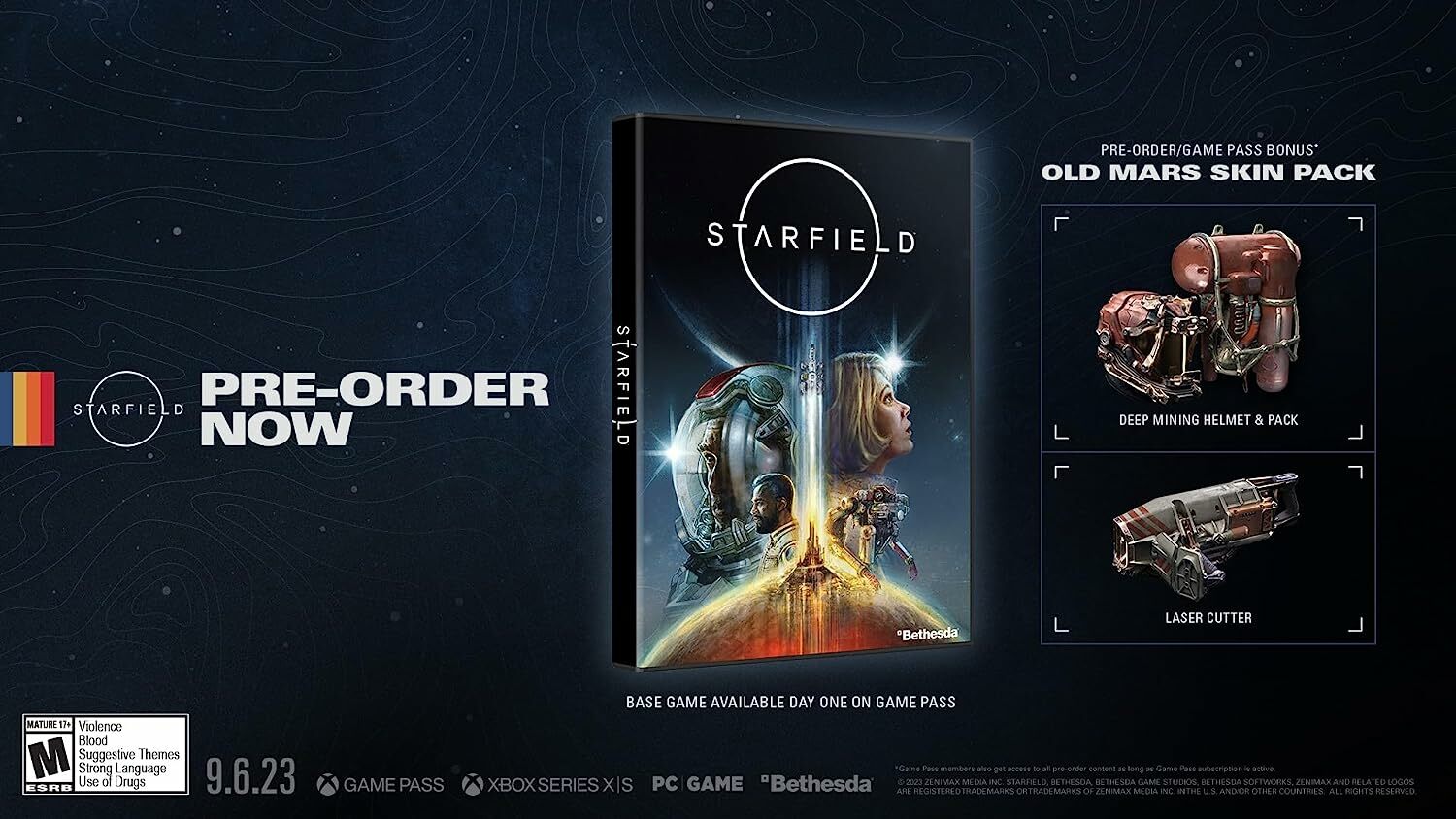 Pre Order Starfield Rewards