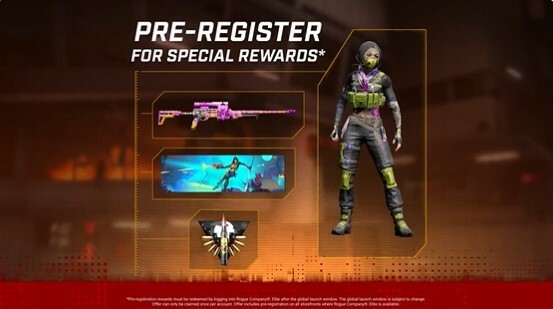 Rogue Company: Elite pre-registration rewards