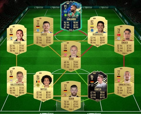 Premier League Squad Moussa Sissoko FUTTIES SBC FIFA 21