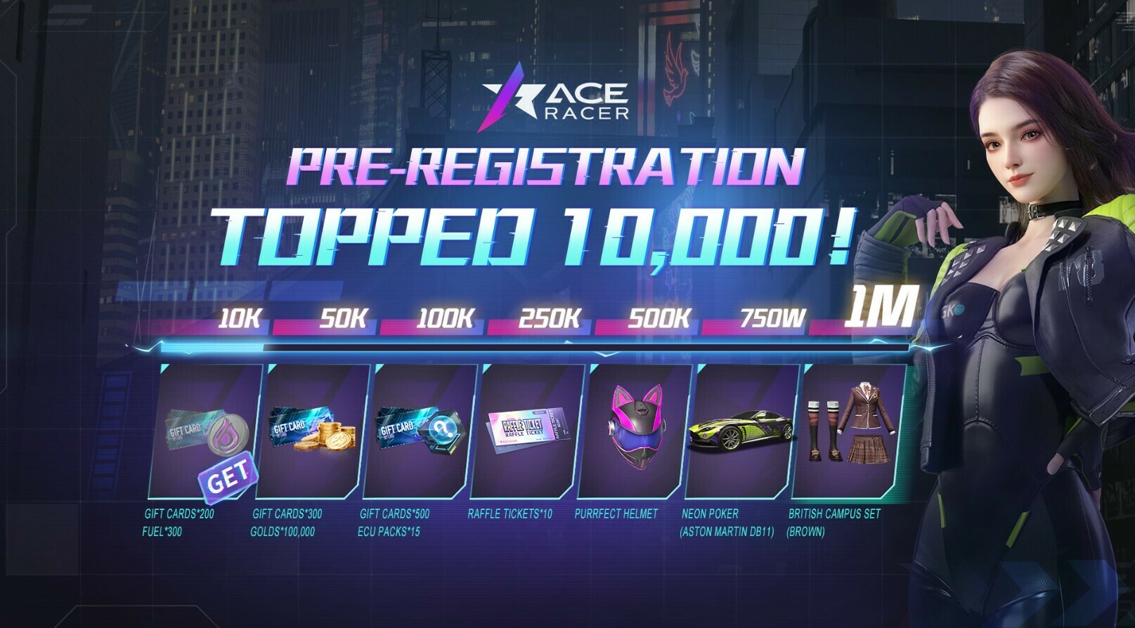 Preregistration Ace Racer