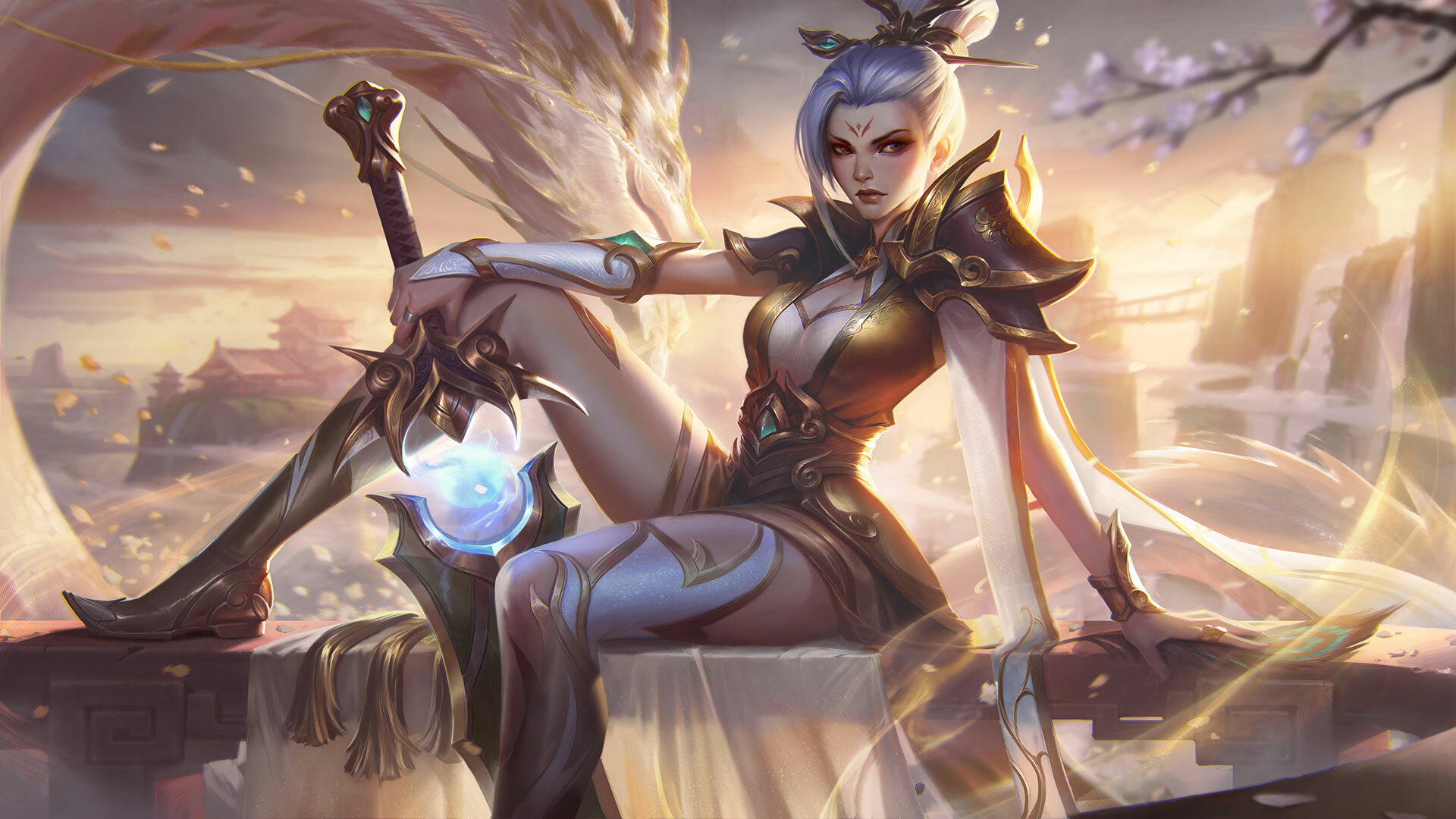 Wild Rift Prestige Valiant Sword Riven skin Riot Games