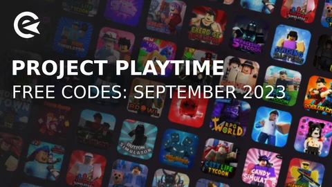 Project Playtime codes september 2023