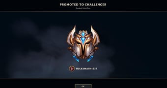 Promoted to Challenger