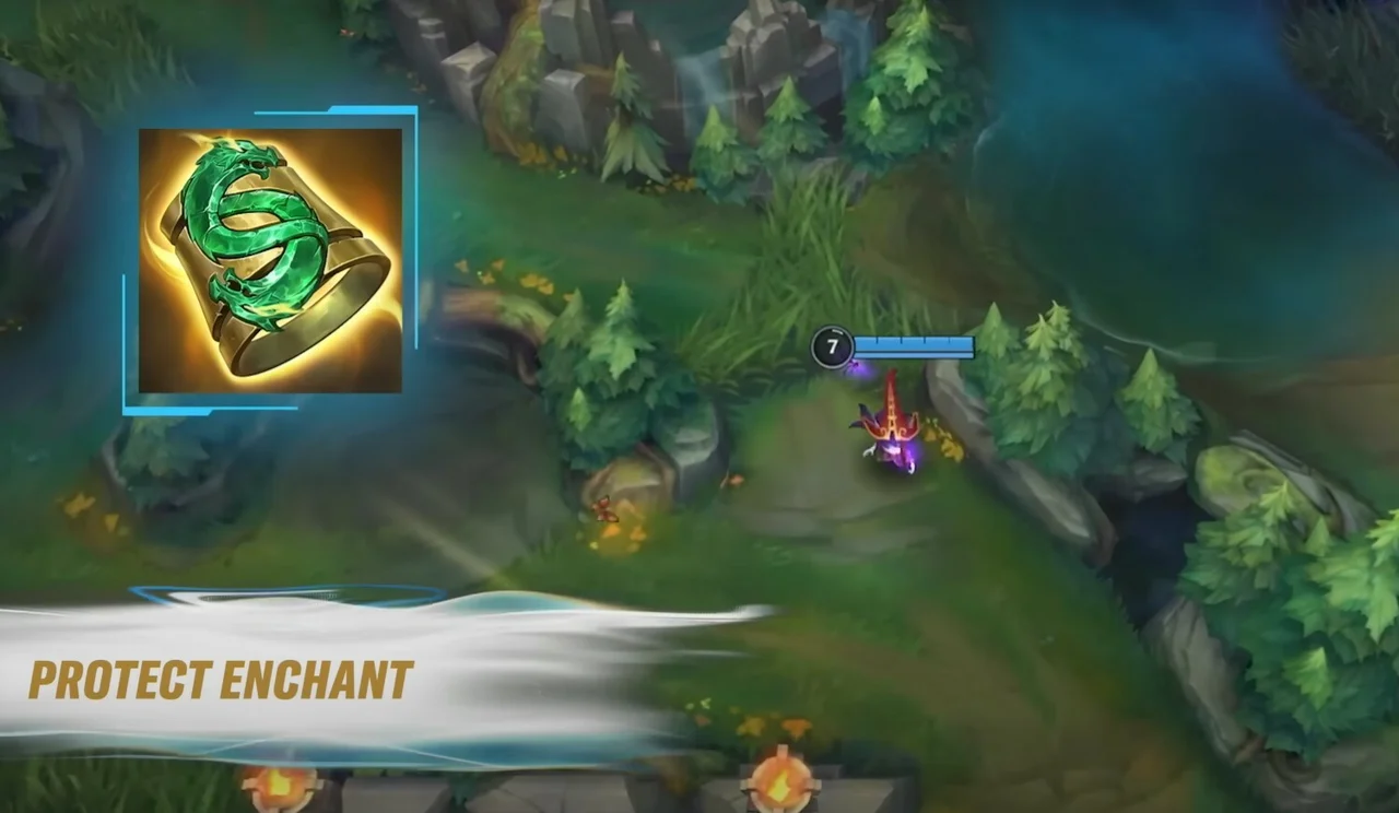 League of Legends Wild Rift patch 3.4 Protect Enchant Enchantment Riot Games