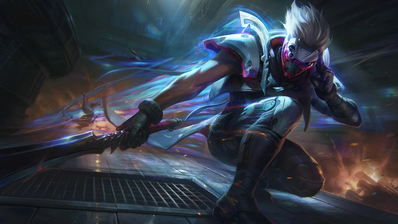 Take out enemies in style with the PsyOps Master Yi skin! League of Legends Wild Rift Riot Games