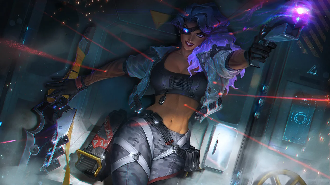 Samira goes undercover in her new PsyOps skin! League of Legends Wild Rift Riot Games