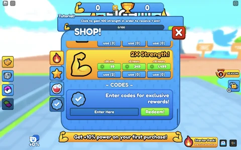 Push Simulator how to redeem codes