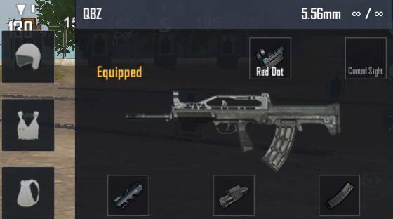 QBZ Loadout PUBG Mobile