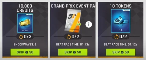 Qualifyin Conditions Asphalt9