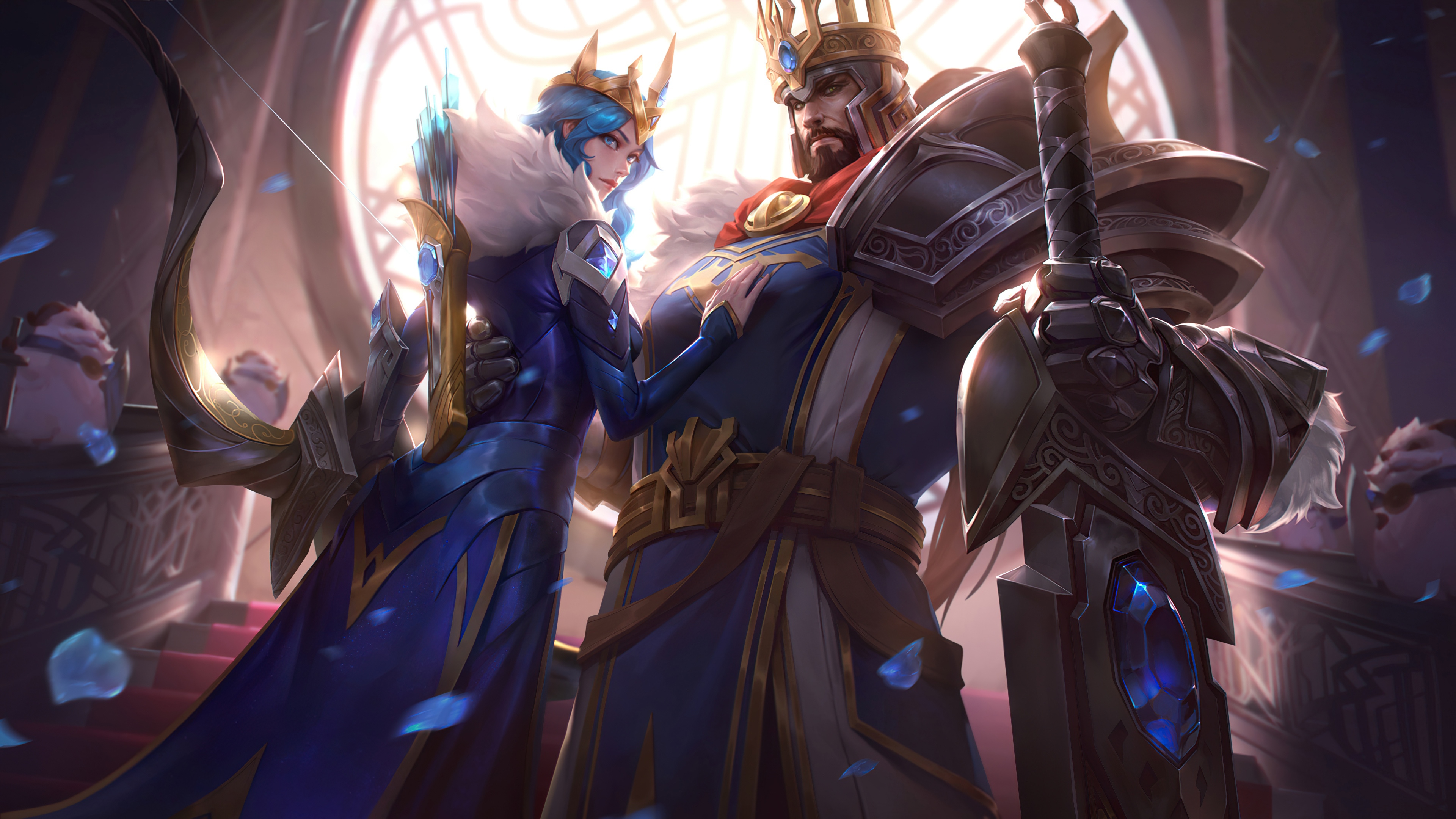 Queen Ashe and King Tryndamere