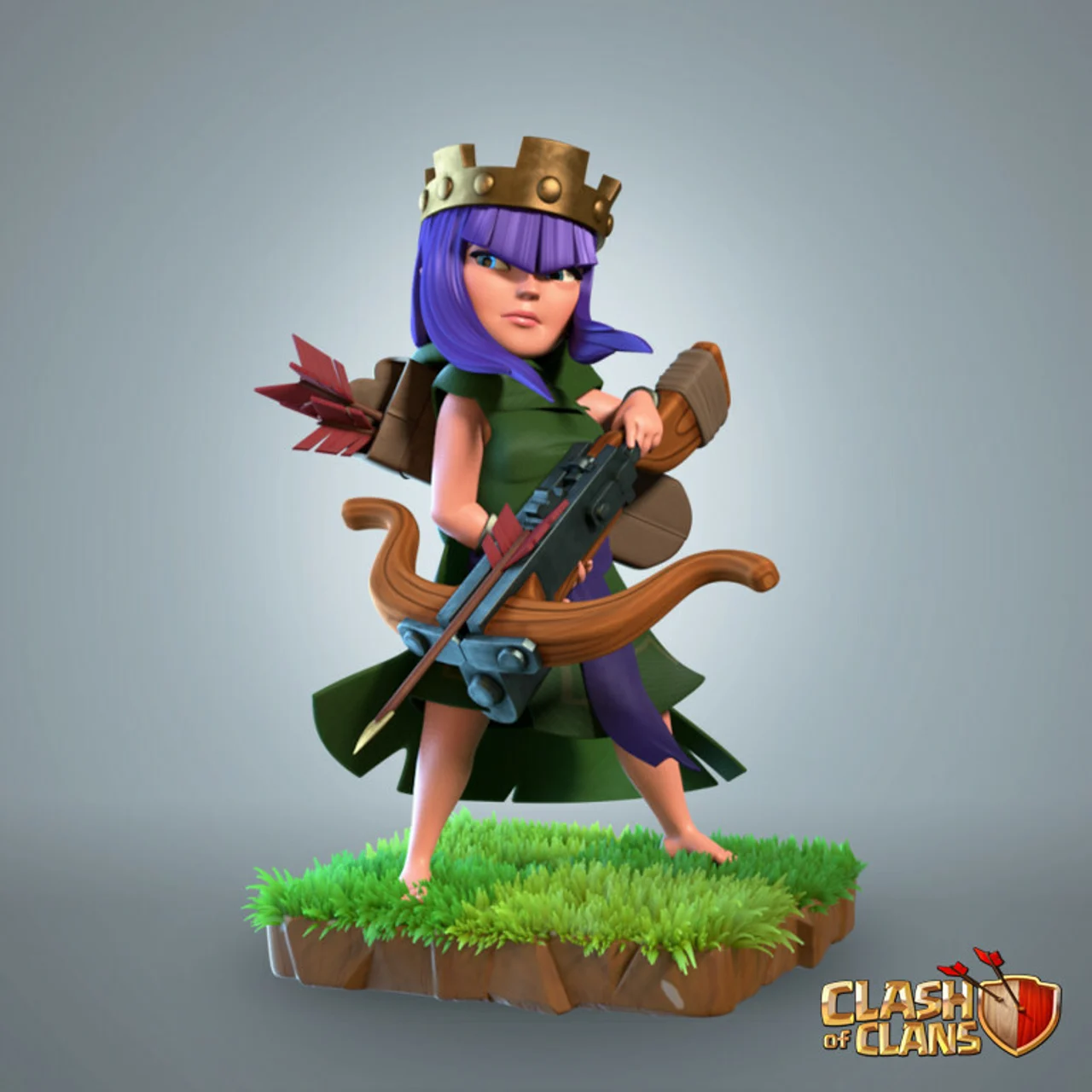 Queen Archer model in Clash of Clans