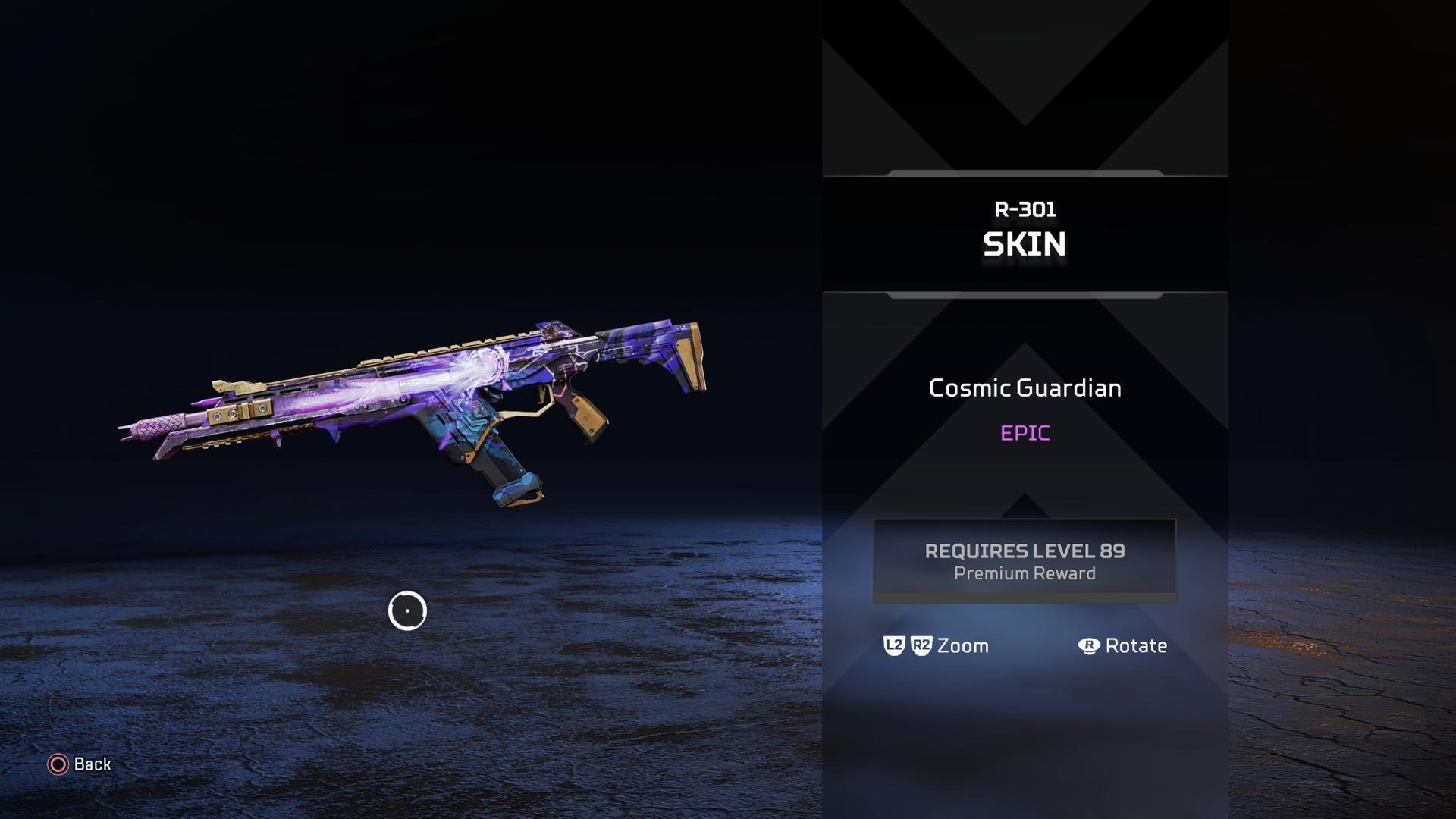 R 301 Skin Cosmic Guardian Level 89