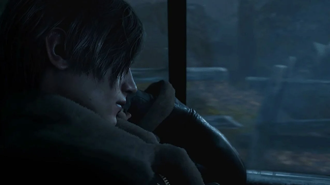 Leon S. Kennedy bussing to the Village