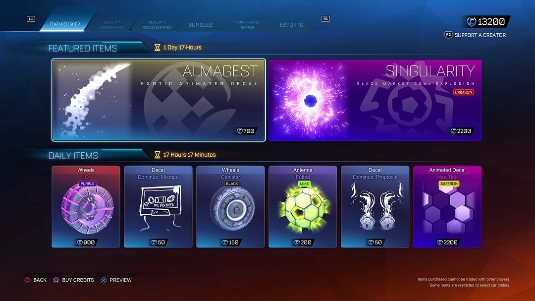 RL Item Shop 08 05 22