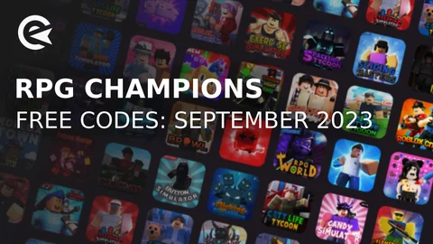 RPG Champions codes september 2023