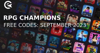 RPG Champions codes september 2023