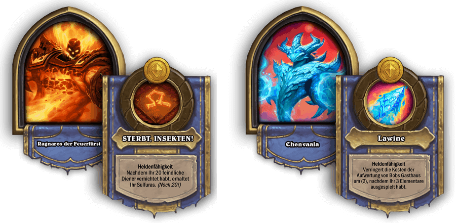 Ragnaros der Feuerfürst und Chenvaala in Patch 18.4