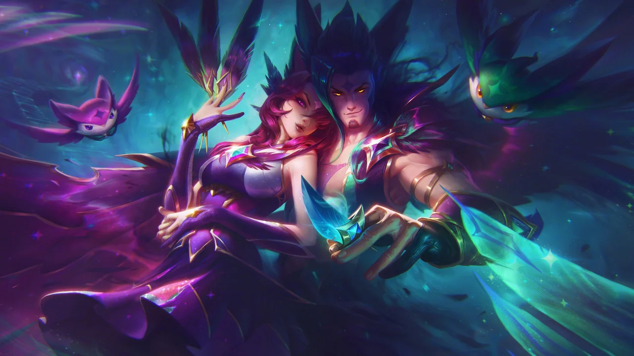 Guardianes Estelares Xayah y Rakan