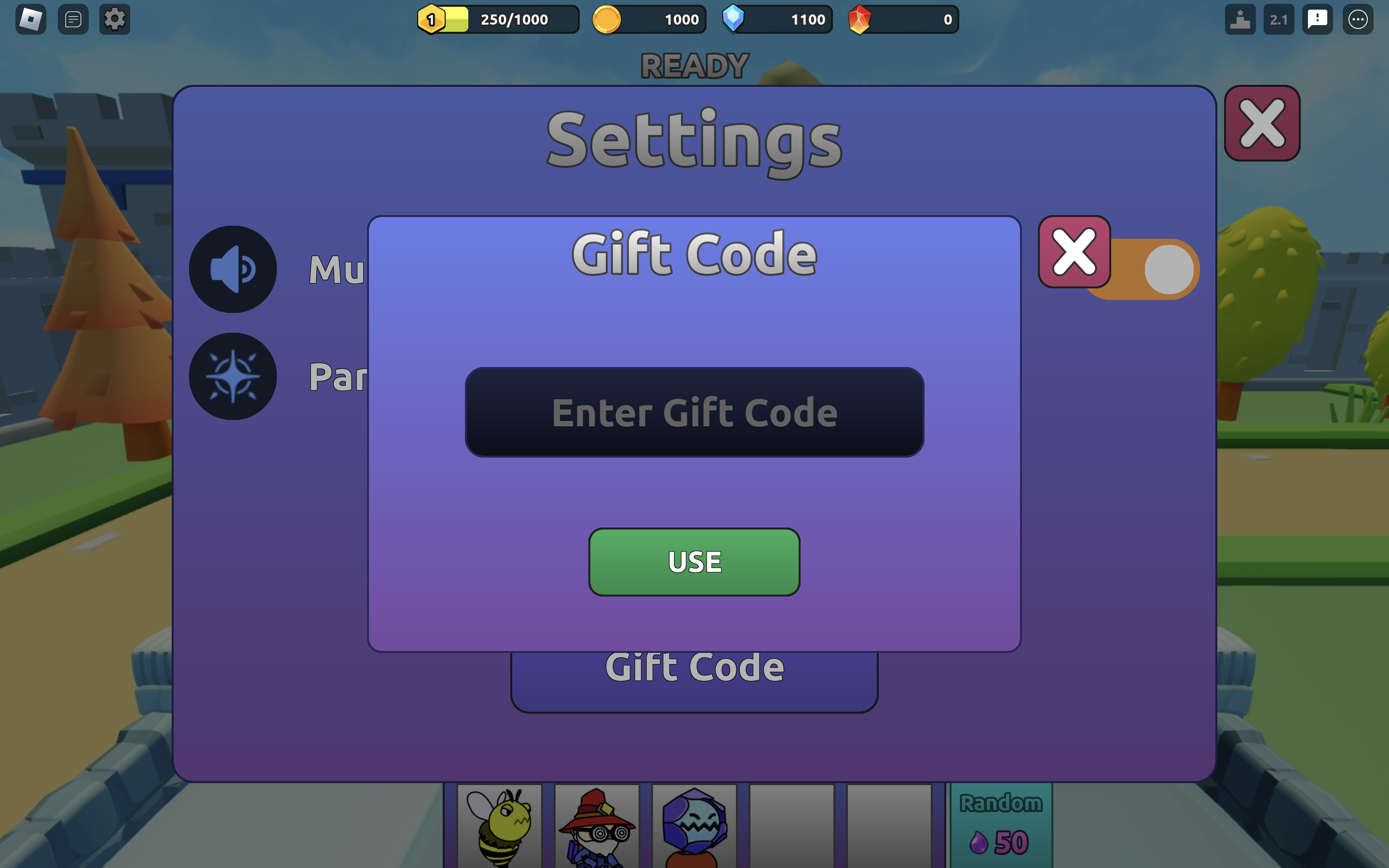 random tower defense how to redeem codes