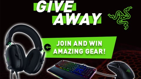 Razer Raffle for the Homepage